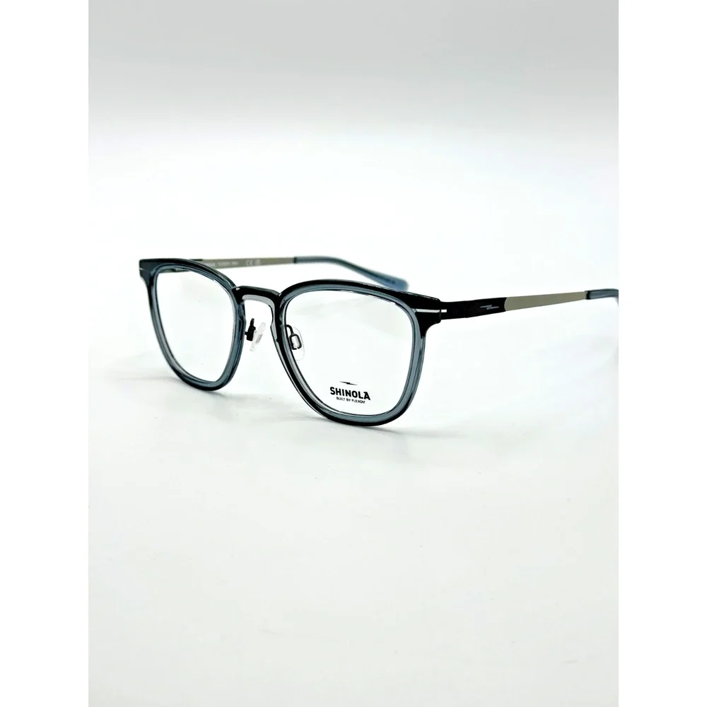Shinola by Flexon Eyeglasses Frame SH37001 050 Crystal Smoke Full Rim 50-20-145